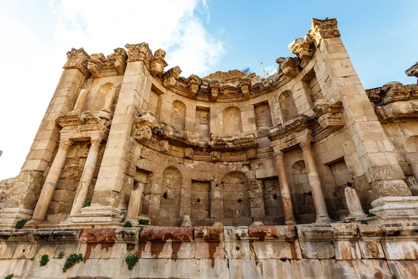 Oude Nymphaeum Jerash Jordanië Midden Oosten — Stockfoto