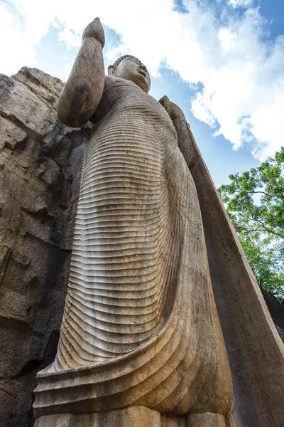 Статуя Будды Ауканы Авуканы Аукана Шри Ланка Азия — стоковое фото