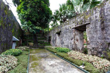 Fort Santiago, Intramuros, Manila, Filipinler, Asya 'daki yıkılmış binalar.