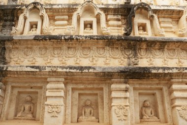Bagan, Myanmar, Asya 'daki Mahabodhi Paya tapınağının dışı.