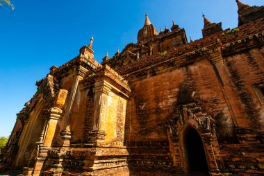 Sulamani Pahto tapınağının dışı, Bagan, Myanmar, Asya