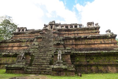 Baphuon tapınağının dışı, Angkor, Kamboçya, Asya