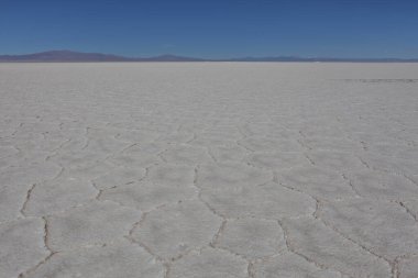 Salinas Grandes tuz düzlüğü Salta, Andes, Kuzey Arjantin, Güney Amerika