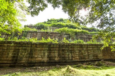 Koh Ker 'in yedi katlı piramidi, adı Prang, Koh Ker, Angkor, Kamboçya - Asya