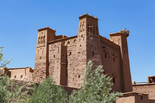 Exterior of Ait Ben Haddou, a fortified village in central Morocco, North Africa