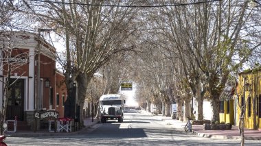 Cafayate 'nin merkezi Cafayate, Cafayate, Salta eyaleti, Kuzey Arjantin, Güney Amerika