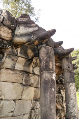 Fil Terası, Bayon, Angkor, Kamboçya, Asya