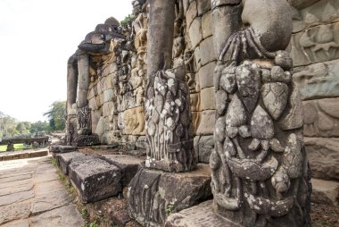 Fil Terası, Bayon, Angkor, Kamboçya, Asya