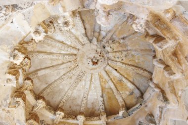 Hampi, Karnataka, Hindistan ve Asya 'daki Kraliçe Hamamının İçi