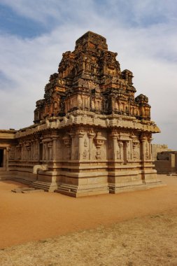 Hazararama tapınağının dışı, Hampi, Karnataka, Hindistan, Asya