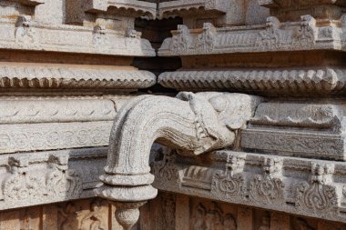 Hazararama tapınağının dışı, Hampi, Karnataka, Hindistan, Asya