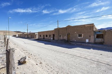 Eski maden kasabası San Antonio de los Cobres, Salta, Arjantin, Güney Amerika