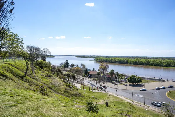Parana Parkı 'ndan Parana Nehri manzaralı Entre Rios, Arjantin, Güney Amerika