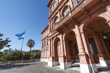 Buenos Aires 'teki Casa Rosada Sarayı, Arjantin, Güney Amerika
