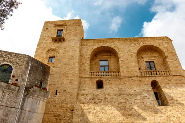 Ugento Ugento Apulia Italy Europe城堡外 图库照片