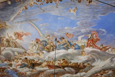 Mannheim Barok Sarayı, Mannheim, Baden-Wurttemberg, Almanya, Avrupa