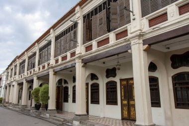 George Town, Penang, Malezya, Asya 'daki eski bir Çin ticaret evi.