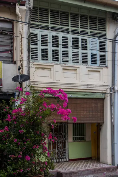 George Town, Penang, Malezya, Asya 'daki eski bir Çin ticaret evi.