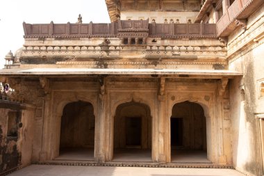 Jahangir Mahal, Orchha Kalesi, Orchha, Niwara, Madhya Pradesh, Hindistan, Asya