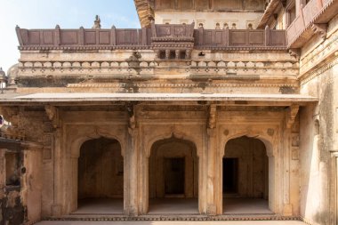 Jahangir Mahal, Orchha Kalesi, Orchha, Niwara, Madhya Pradesh, Hindistan, Asya