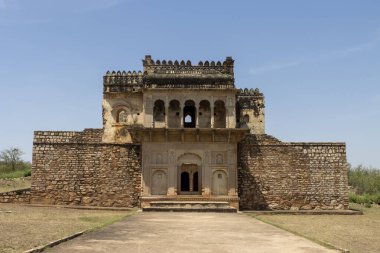 Kalinjar Kalesi, Kalinjar, Banda Bölgesi, Uttar Pradesh, Hindistan, Asya 'daki Chaubey Mahal' in dışı.
