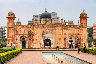 Dhaka, Bangladeş, Asya 'daki Lalbagh Kalesi' nin dışı.