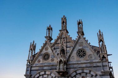 Exterior of the Santa Maria della Spina, a small church in the Italian city of Pisa, Tuscany, Italy, Europe clipart