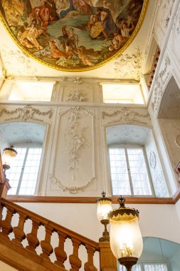 Mannheim Barok Sarayı, Mannheim, Baden-Wurttemberg, Almanya, Avrupa