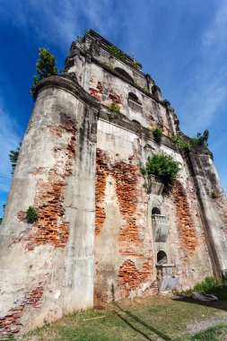 Laoag, Ilocos Norte, Filipinler, Asya 'daki Batan Çan Kulesi' nin dışı.