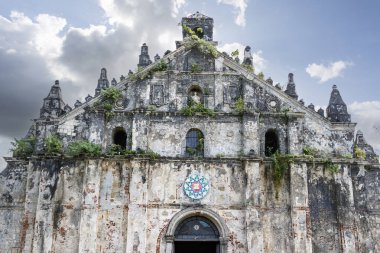 Exterior of the Saint Augustine Church or Paoay Church in Paoay, Ilocos Norte, Philippines, Asia clipart