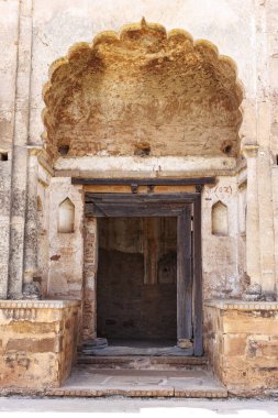 Jakhira Mahal Sarayı, Kalinjar Kalesi, Uttar Pradesh, Hindistan, Asya