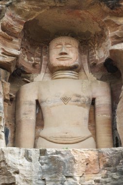 Gwalior Kalesi, Madhya Pradesh, Hindistan ve Asya 'da Jain heykeli