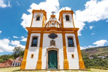 Old baroque church in Ouro Preto, Minas Gerais, Brazil, South America