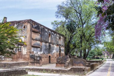 Cami ve İmabara mezarı - Konut, Lucknow, Uttar Pradesh, Hindistan, Asya