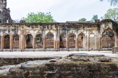 Cami ve İmabara mezarı - Konut, Lucknow, Uttar Pradesh, Hindistan, Asya