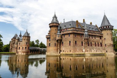 Kasteel De Haar Kalesi, Haarzuilens, Utrecht, Hollanda, Avrupa