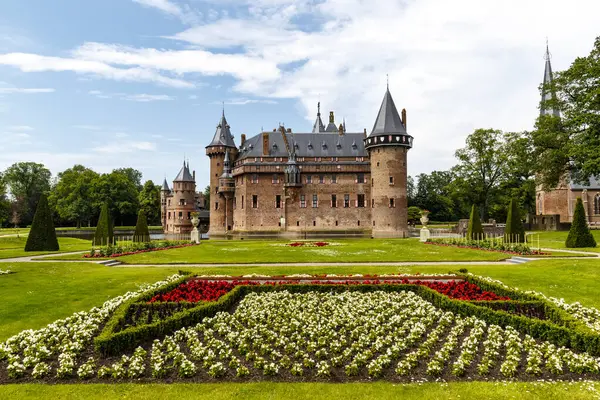 Kasteel De Haar Kalesi, Haarzuilens, Utrecht, Hollanda, Avrupa