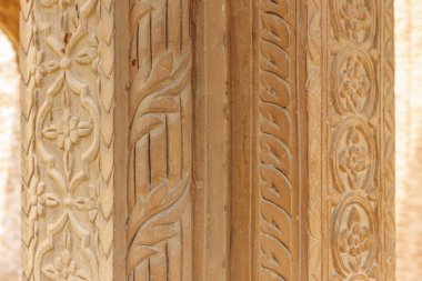 Lucknow, Uttar Pradesh, Hindistan ve Asya 'daki İngiliz konutlarının yıkılmış binaları.