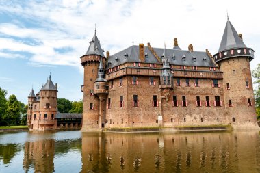 Kasteel De Haar Kalesi, Haarzuilens, Utrecht, Hollanda, Avrupa