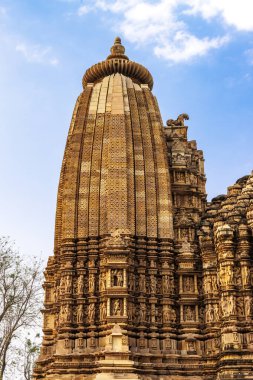 Vamana Tapınağı (Doğu Tapınak Grubu), Khajuraho, Madhya Pradesh, Hindistan, Asya