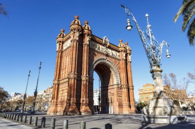 The Arc de Triomf, Barcelona, Katalonya, İspanya ve Avrupa 'da bulunan bir anıt kemerdir.
