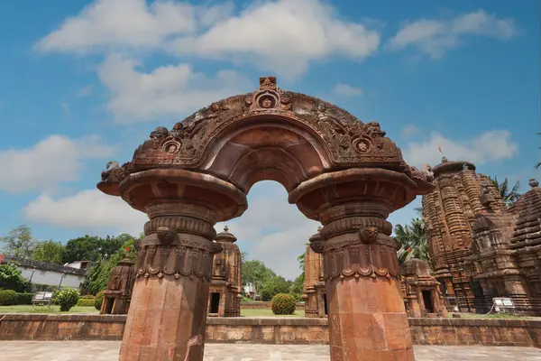 stock image Gate of the Shree Mukteswara Temple in Bhubaneswar, Odisha, India, Asia