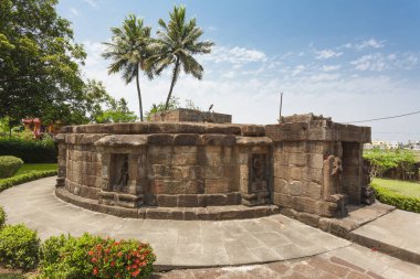 Chausath Yogini Tapınağı 'nın dışı, Hirapura, Odisha, Hindistan, Asya