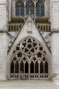 Saint-Germain d 'Auxerre Manastırı, Auxerre, Yonne, Burgundy, Fransa, Avrupa