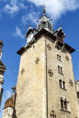 'Beffroi de Beaune' nin dışı, Beaune Belfort, Burgundy, Fransa, Avrupa