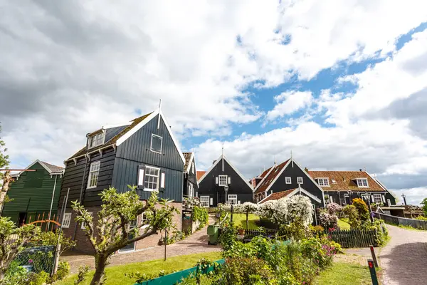 Marken, Noord-Holland, Hollanda, Avrupa 'daki tahta evler