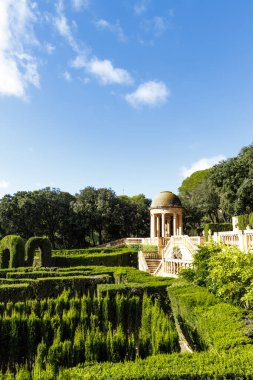 Horta, Barselona, Katalonya, İspanya ve Avrupa 'daki Labirent Parkı (Parc del Laberint d' Horta)