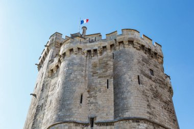 Saint Nicolas Kulesi, La Rochelle 'deki üç kuleden biri - Fransa' daki Charente-Maritime