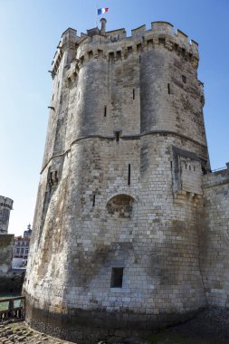 Saint Nicolas Kulesi, La Rochelle 'deki üç kuleden biri - Fransa' daki Charente-Maritime