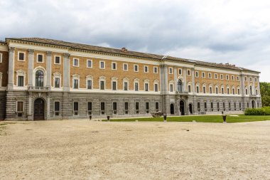 Torino, Piedmont, İtalya ve Avrupa 'daki kraliyet sarayının cephesi